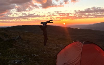 hanna-och-rasmus-sykkeltur